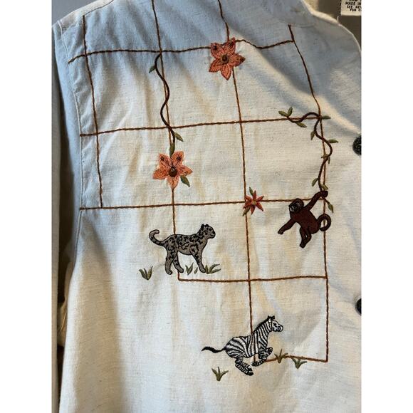 Vintage Embroidered Button Down - Picture 3 of 5